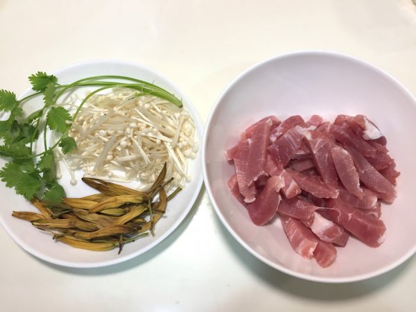 調理肉絲